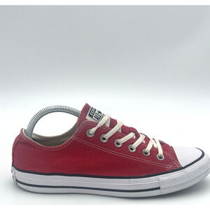 Converse Shoes Chuck Taylor All Star Red White Low Top Sneaker Men’s 7.5